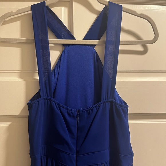 Air of Romance Royal Blue Maxi Bridesmaids Dress in Medium - Picture 2 of 4